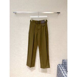 Loewe New Army Green Casual Trousers